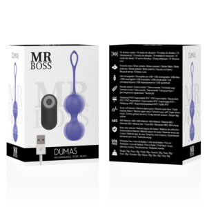 Mr. Boss-Dumas Palline vaginali Vibratori con Telecomando-Silicone 9 Mr. Boss-Dumas Palline vaginali Vibratori con Telecomando-Silicone · Giocattoli anali (imaginea 2)