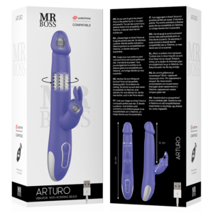 Mr. Boss-Arturo Vibratore e Rotatore + Telecomando · Vibratori (immagine 3)