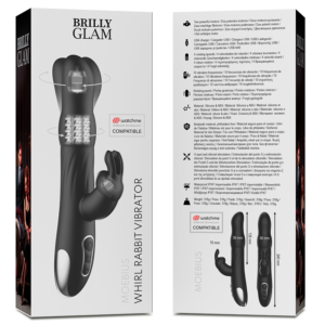 Brilly Glam-Moebius Rabbit Vibratore & Rotator + Watchme Remote · Vibratori (immagine 3)