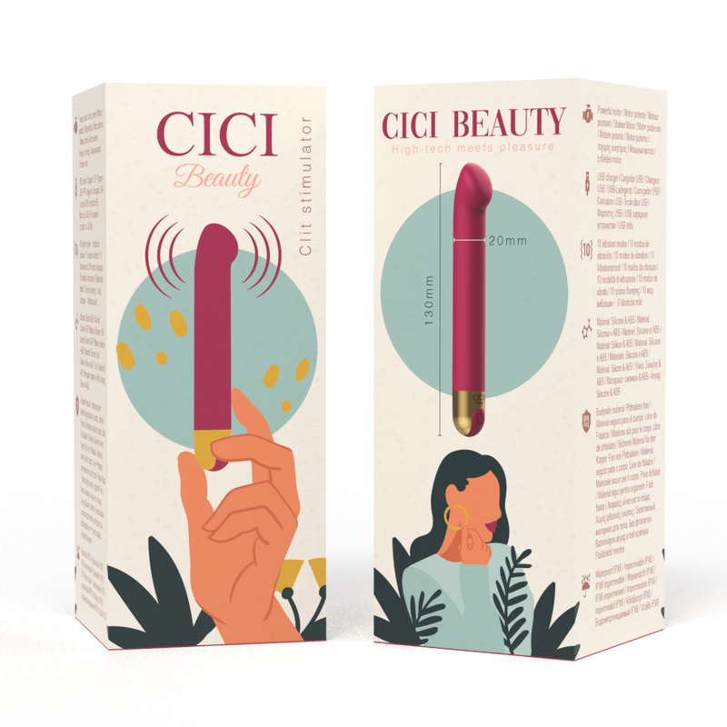 Cici Beauty-Premium Stimolatore clitorideo in Silicone-10 velocità · Vibratori (imaginea 7)