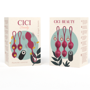 Cici Beauty-Premium Silicone 3 Palline vaginali Vibratori · Giocattoli anali (immagine 3)