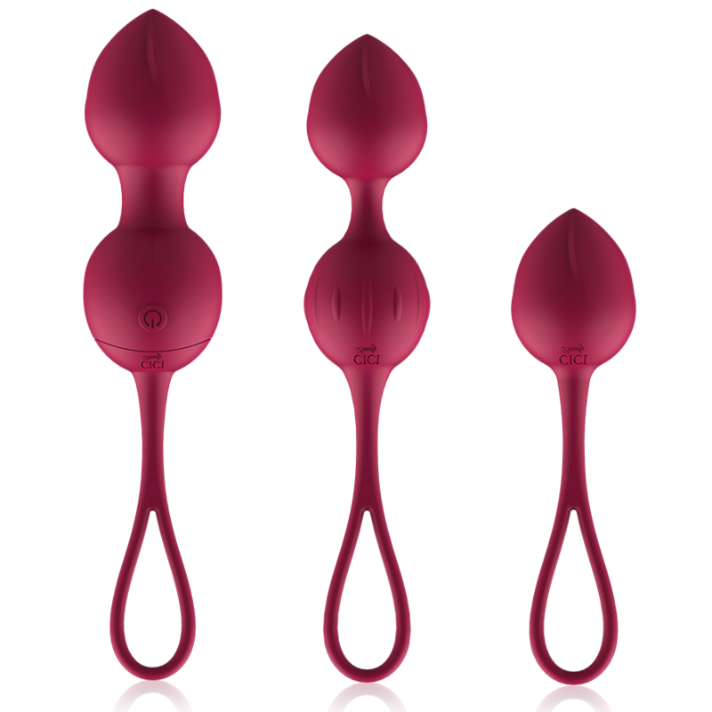 Cici Beauty-Premium Silicone 3 Palline vaginali Vibratori · Giocattoli anali (immagine 2)