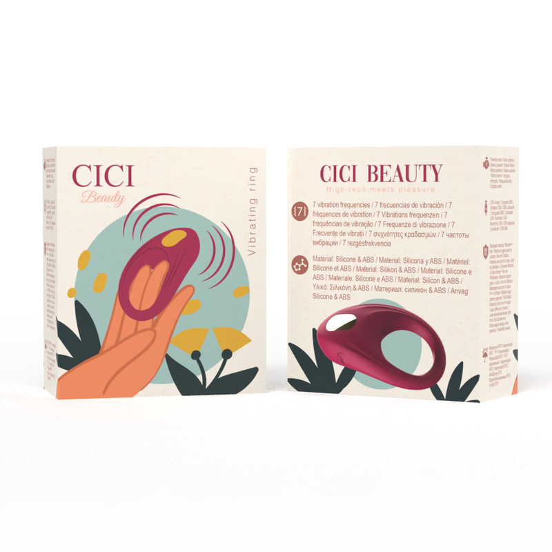 Cici Beauty-Anello vibrante Premium in Silicone-7 velocità 8 Cici Beauty-Anello vibrante Premium in Silicone-7 velocità · Anelli & Guaine per pene (imaginea 8)