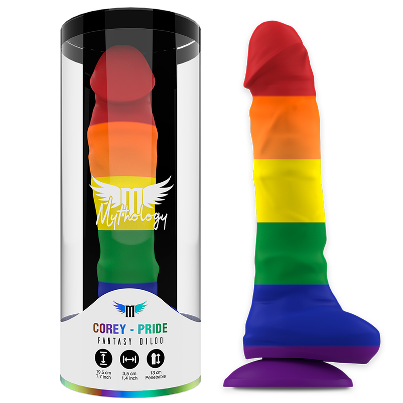 Mythology-Corey Pride Dildo in Silicone con Ventosa
