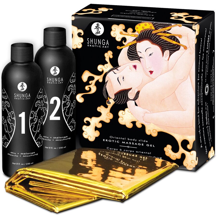 Shunga Kits-Gel erotico body-to-body orientale melone Giallo