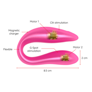Oninder-Lisbona Stimolatore Punto G e Clitoride con Applicazione · Giocattoli per coppie (immagine 4)