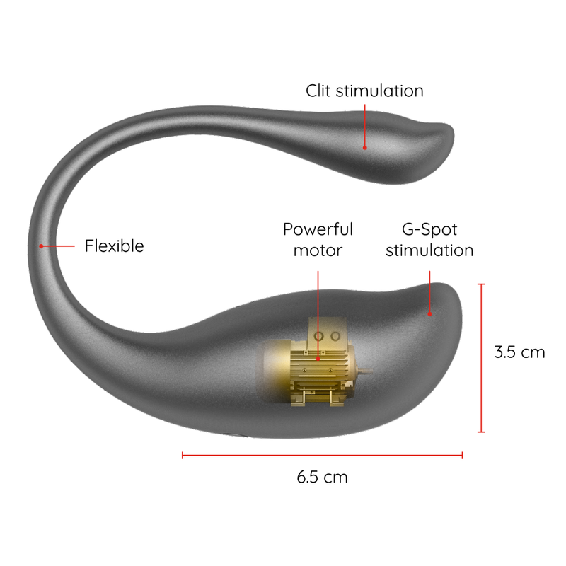 Oninder-Nairobi Uovo Vibratore con Applicazione · Giocattoli per coppie (immagine 3)