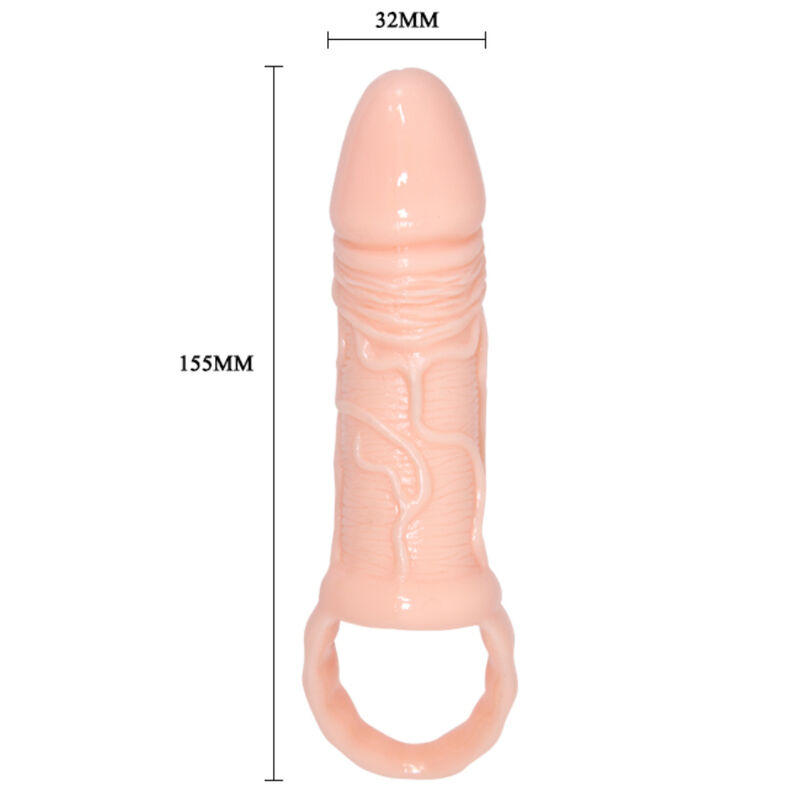 For Him-Breyden Cappuccio Naturale per Pene-TPR, Impermeabile 2 For Him-Breyden Cappuccio Naturale per Pene-TPR, Impermeabile — PRETTY LOVE · Anelli & Guaine per pene (imaginea 2)