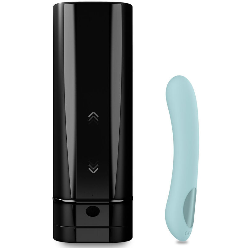 Kiiroo-Onyx+ & Pearl 2+ Set Turchese per Coppia-Silicone, App, USB 1 Kiiroo-Onyx+ & Pearl 2+ Set Turchese per Coppia-Silicone, App, USB · Giocattoli per coppie