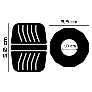 Powering-Anello per Pene Super Flessibile 5 cm PR11 10 Powering-Anello per Pene Super Flessibile 5 cm PR11 · Anelli & Guaine per pene (imaginea 3)