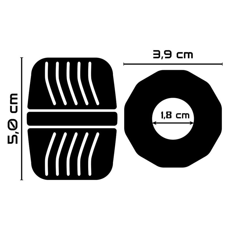 Powering-Anello per Pene Super Flessibile 5 cm PR11 3 Powering-Anello per Pene Super Flessibile 5 cm PR11 · Anelli & Guaine per pene (imaginea 3)