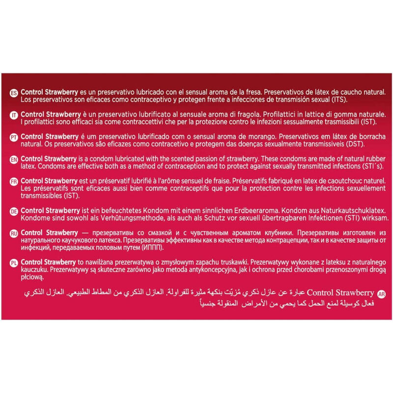 Control Condoms-Adatta preservativi aromatizzati alle fragole 144 2 Control Condoms-Adatta preservativi aromatizzati alle fragole 144 · Preservativi (imaginea 2)
