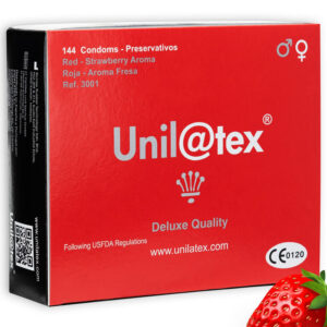 Unilatex-Rosso/Preservativi di fragole 144 Unità · Preservativi