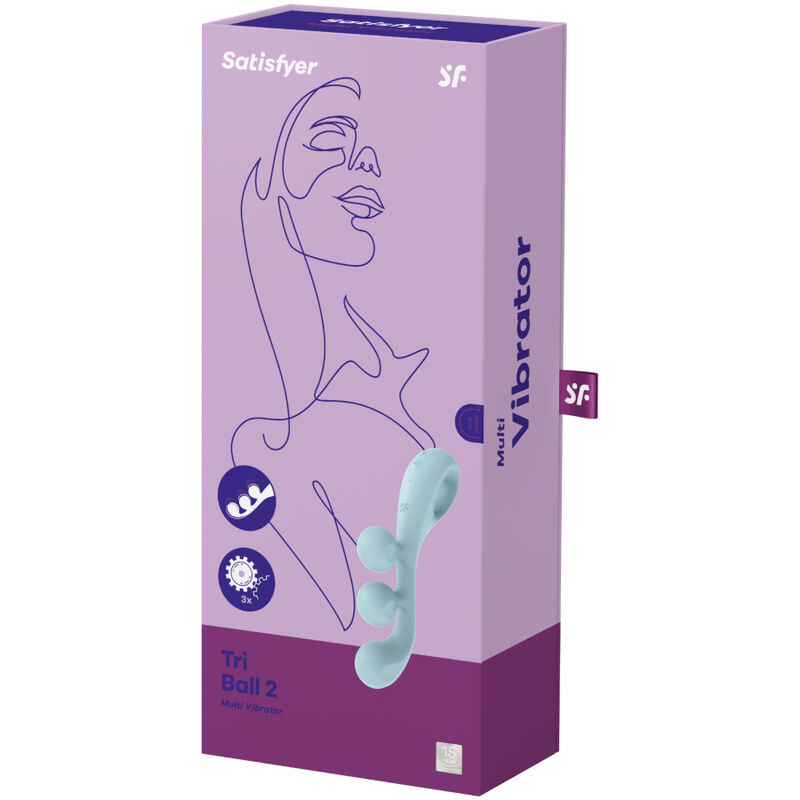 Satisfyer Vibrator-Tri Ball 2 Multi Vibrator Blu-10 velocità 3 Satisfyer Vibrator-Tri Ball 2 Multi Vibrator Blu-10 velocità · Vibratori (imaginea 3)