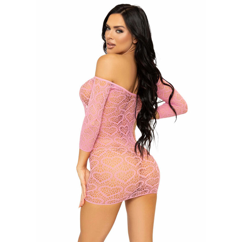 Leg Avenue-Mini Abito Rete con Cuori 1 Leg Avenue-Mini Abito Rete con Cuori · Lingerie sexy donna (imaginea 2)