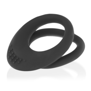 Ohmama Fetish-Anello doppio in silicone da 3,5 a 4,5 cm · Anelli & Guaine per pene