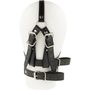 Ohmama Fetish-Imbracatura Testa a bocca aperta, Gag Respirable · Accessori BDSM (immagine 4)