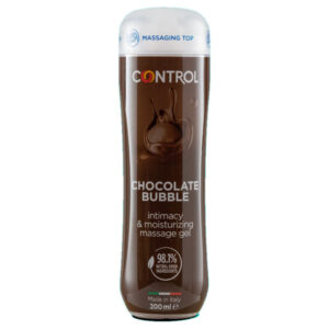 Control Lubes-Gel da Massaggio 3 in 1 Bolle con Sapore di Cioccolato