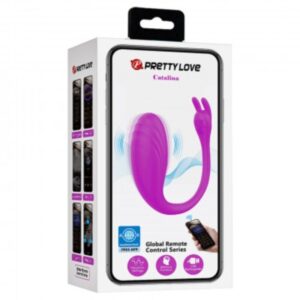 App Series-Catalina Massager Controllo tramite Applicazione Lilla-Silicone — PRETTY LOVE · Giocattoli per coppie (imaginea 2)
