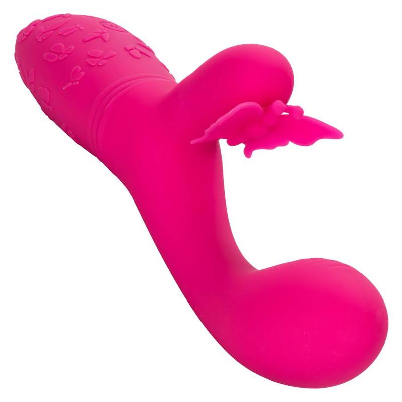 Calexotics-Butterfly Kiss Flutter Rosa-10 velocità, Ricaricabile, USB