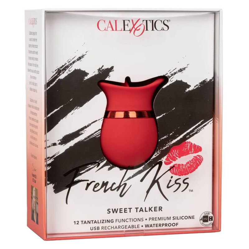 Calexotics-French Kiss Sweet Talker-Silicone, 12 velocità · Vibratori (immagine 9)