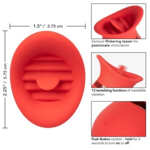 Calexotics-French Kiss Sweet Talker-Silicone, 12 velocità · Vibratori (immagine 8)