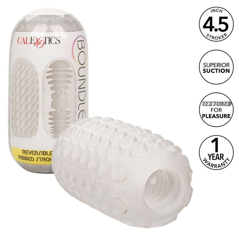 Calexotics-Stroker Reversibile con Rilievi-TPR · Masturbatori (immagine 10)