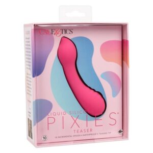 Calexotics-Pixies Teaser Doppio Massaggiatore in Silicone Rosa · Vibratori (immagine 10)