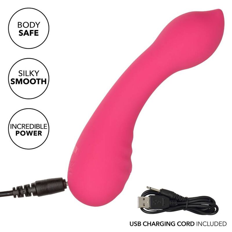 Calexotics-Pixies Teaser Doppio Massaggiatore in Silicone Rosa · Vibratori (immagine 3)