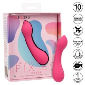 Calexotics-Pixies Teaser Doppio Massaggiatore in Silicone Rosa · Vibratori (immagine 11)