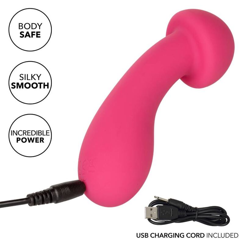 Calexotics-Pixies Exciter Rosa-Silicone, 10 velocità, Ricaricabile · Vibratori (imaginea 8)