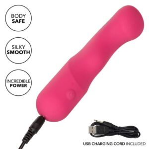 Calexotics-Pixies Curvy Rosa-Silicone, 10 velocità, Ricaricabile, USB 12 Calexotics-Pixies Curvy Rosa-Silicone, 10 velocità, Ricaricabile, USB · Vibratori (imaginea 2)