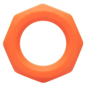 Calexotics-Anello Alpha Sexagon per il pene arancione-silicone · Anelli & Guaine per pene (imaginea 6)