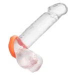 Calexotics-Anello Alpha Sexagon per il pene arancione-silicone · Anelli & Guaine per pene