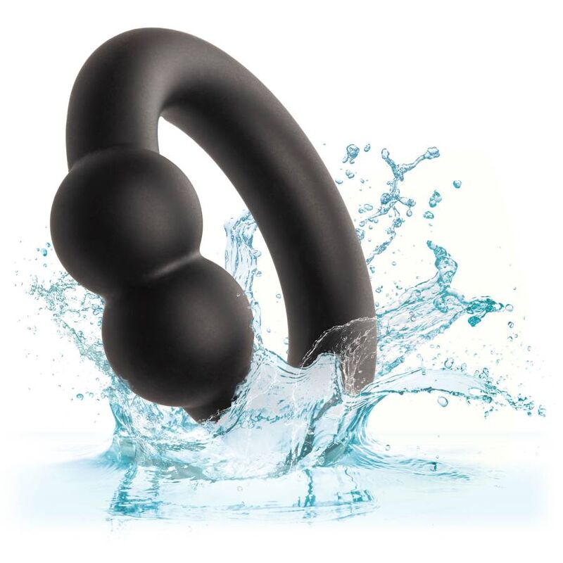 Calexotics-Alpha Muscle Ring Nero-Silicone, impermeabile · Anelli & Guaine per pene (immagine 6)