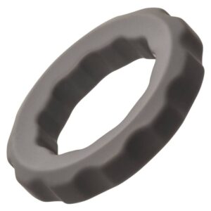 Calexotics-Alpha Anello Erect Grigio-Silicone, Impermeabile · Anelli & Guaine per pene (immagine 3)