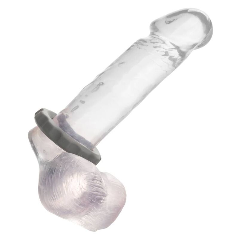 Calexotics-Alpha Anello Erect Grigio-Silicone, Impermeabile · Anelli & Guaine per pene (immagine 4)