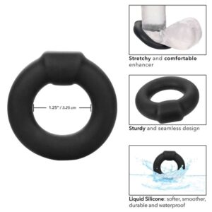Calexotics-Anello ottimale Nero-Silicone, impermeabile 15 Calexotics-Anello ottimale Nero-Silicone, impermeabile · Anelli & Guaine per pene (immagine 7)