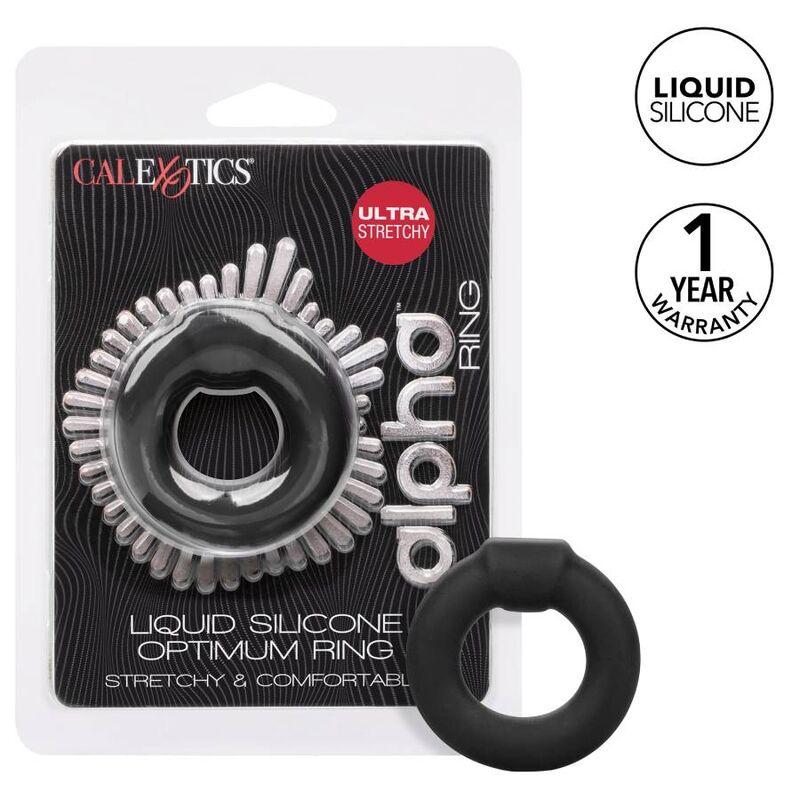Calexotics-Anello ottimale Nero-Silicone, impermeabile 2 Calexotics-Anello ottimale Nero-Silicone, impermeabile · Anelli & Guaine per pene (immagine 2)