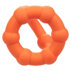 Calexotics-Alpha All Star Ring arancione-silicone, impermeabile · Anelli & Guaine per pene (immagine 7)