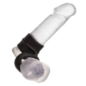 Calexotics-Alpha Dual Magnum Ring Nero-Silicone, impermeabile · Anelli & Guaine per pene