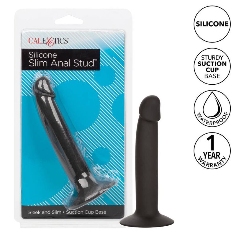 Calexotics-Slim Anal Stud-Silicone, Ventosa · Giocattoli anali (immagine 2)