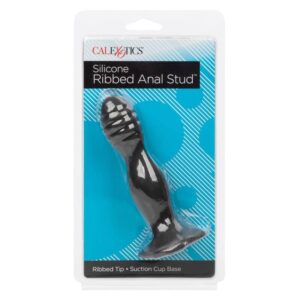 Calexotics-Plug anale Striato in Silicone con Ventosa · Giocattoli anali (immagine 7)