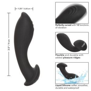 Calexotics-Sonda analogica flessibile in silicone liquido-12 velocità · Giocattoli anali (imaginea 8)