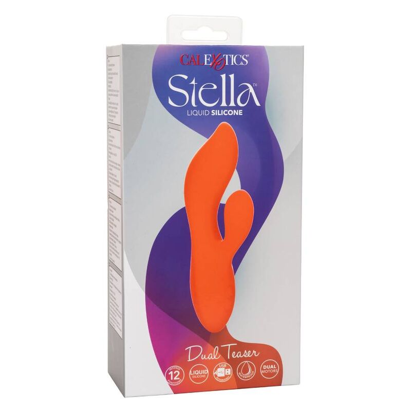 Calexotics-Stella Dual Teaser Vibratore Arancione 12 velocità 2 Calexotics-Stella Dual Teaser Vibratore Arancione 12 velocità · Vibratori (imaginea 2)