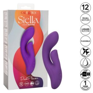 Calexotics-Stella Dual Pleaser Massager Viola 12 velocità · Vibratori (immagine 5)