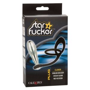 Calexotics-Star Fucker Plug in metallo con Anello in Silicone · Anelli & Guaine per pene (immagine 13)