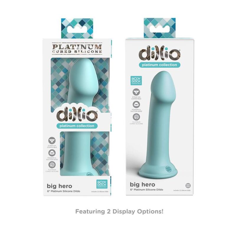 Pipedreams-Dildo Dillio Big Hero 15,24 cm Verde · Dildo & Stimolatori (immagine 2)