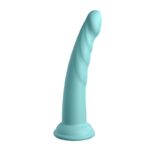 Dillio-Slim Seven 17,78 cm Verde-Silicon, Ventuza — PIPEDREAMS · Dildo & Stimulatoare