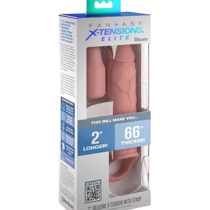 Fantasy X-tensions-Pipedreams Estensione con Cinghia 15,24 cm · Anelli & Guaine per pene
